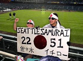 Fans at Safeco Field